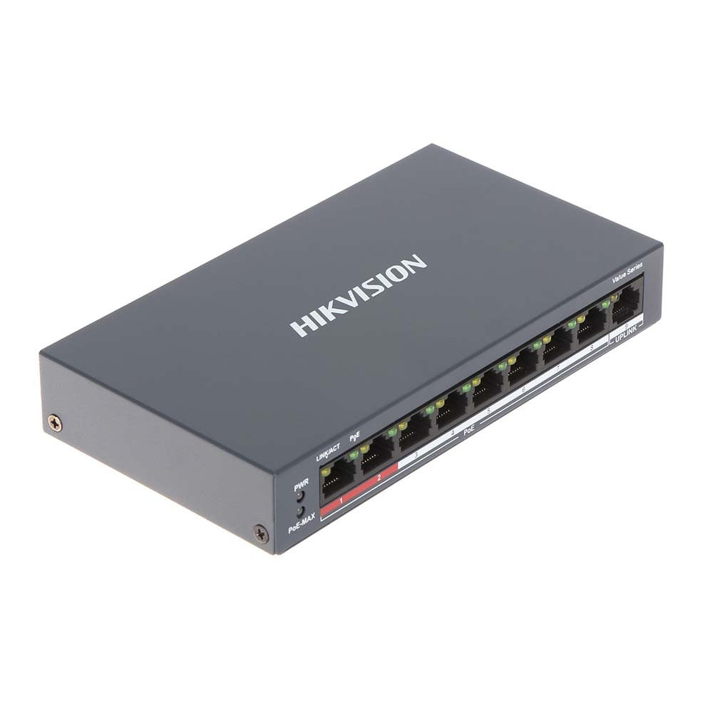 Hikvision Switch 9 port POE DS-3E0109P-E/M(B) Hikvision Switch 9 port POE DS-3E0109P-E/M(B)
